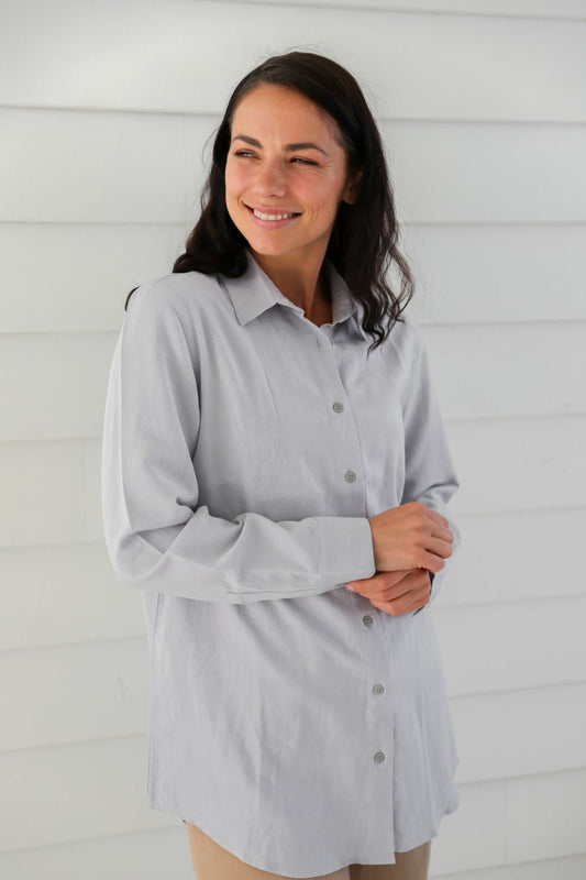 Ladies long Sleeve Shirt - Margaret River Hemp Co
