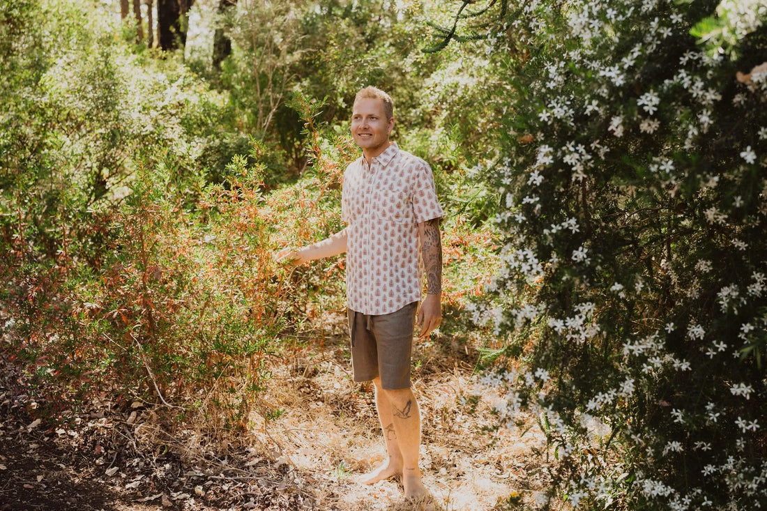 Men's 100% Hemp Drawstring Shorts - Margaret River Hemp Co