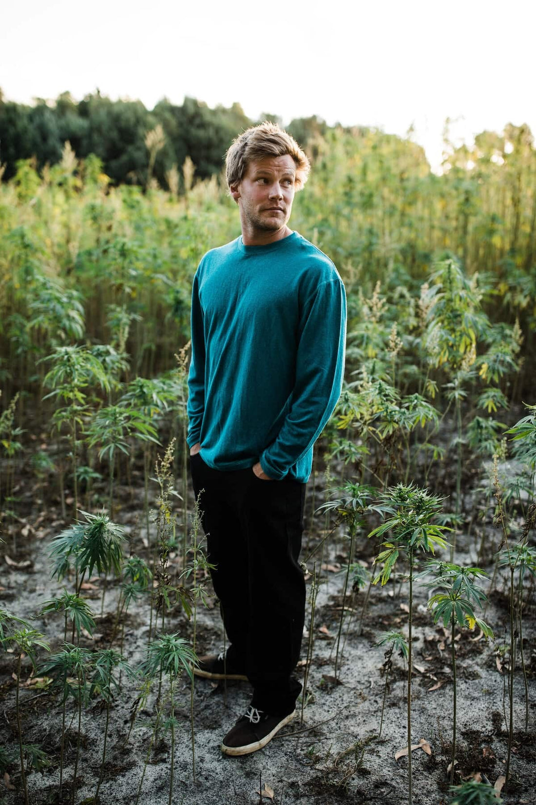 Men's Classic Hemp Long Sleeve T-Shirt - Margaret River Hemp Co