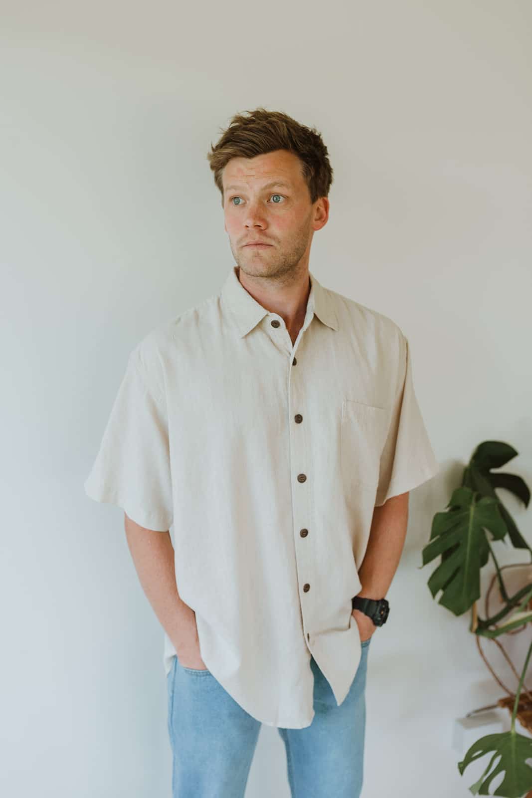 Men's Short Sleeve Hemp Rayon Shirt - Margaret River Hemp Co