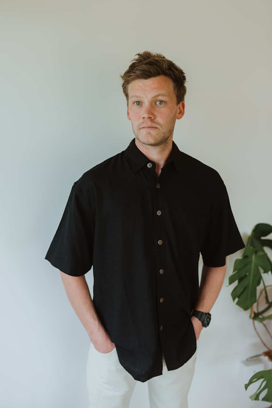 Men's Short Sleeve Hemp Rayon Shirt - Margaret River Hemp Co
