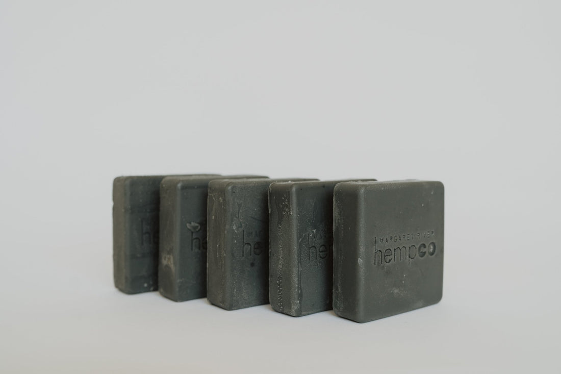 Organic Charcoal & Hemp Soap Bar - Margaret River Hemp Co