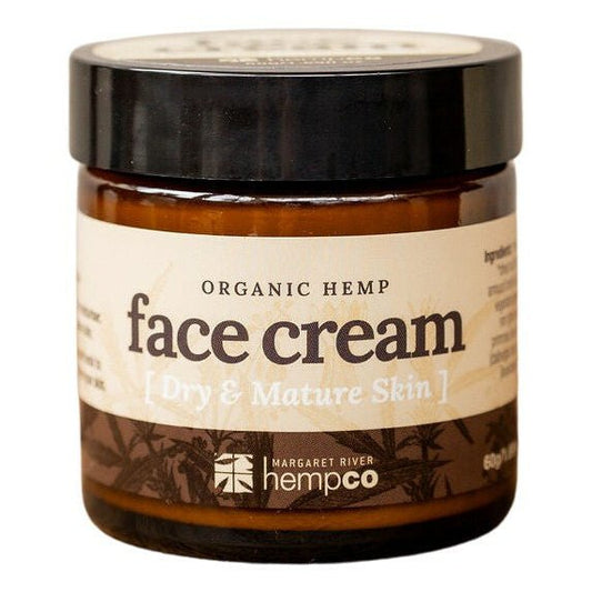 Organic Hemp Face Moisturiser (dry/mature skin) - Margaret River Hemp Co