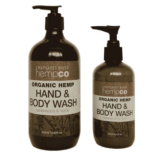 Organic Hemp Hand & Body Wash - Cedarwood & Neroli - Margaret River Hemp Co
