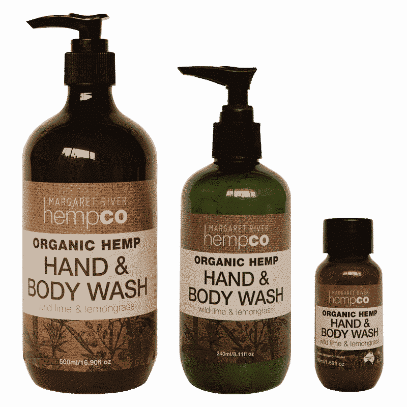 Organic Hemp Hand & Body Wash - Wild Lime & Lemongrass - Margaret River Hemp Co