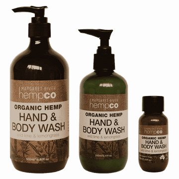 Organic Hemp Hand & Body Wash - Wild Lime & Lemongrass - Margaret River Hemp Co