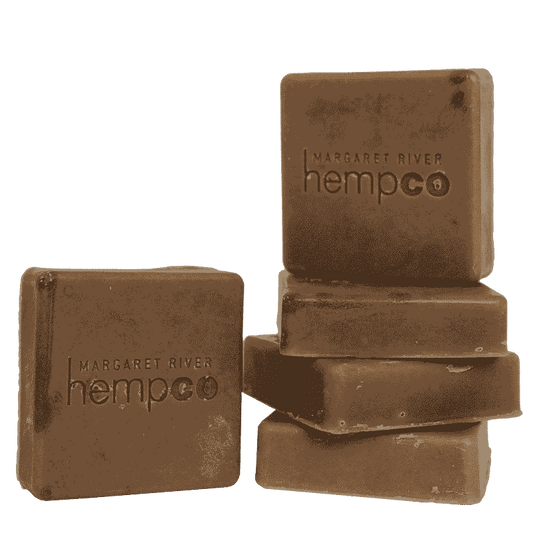 Organic Hemp & Patchouli Soap Bar - Single - Margaret River Hemp Co