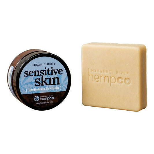 Sensitive Skin Bundle - Hemp Moisturiser & Lavender Soap - Margaret River Hemp Co