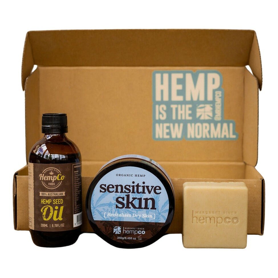 'Sensitive Skin' Hemp Gift Box - Margaret River Hemp Co